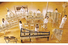 学びピアコンサート オリジナルの竹楽器で刺激と癒し 東京楽竹団