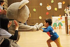 親子で楽しむ　着ぐるみ運動会