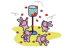 親子で楽しむ　着ぐるみ運動会