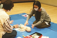 もしもに備える　乳児のための救命救急講習会